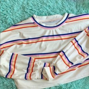 Tops - 7 for $20❗️Striped crop top Tops - 7 for $20❗️Striped crop top